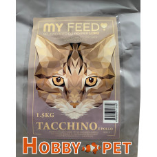 MY FEED CAT SFUSO ADULT TACCHINO 1KG